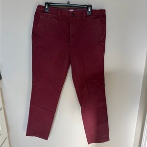 GAP Men's Maroon Casual Chinos